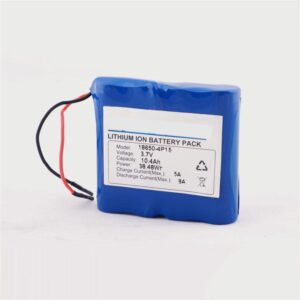 3.7V 10.4AH  Li-ion Battery 1S4P
