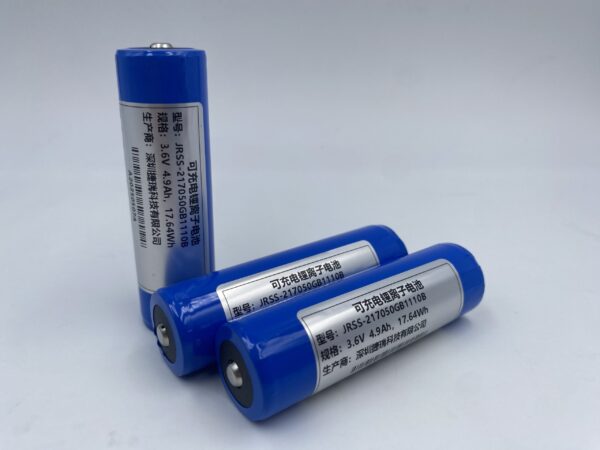 3.6V 5.0Ah 18.0Wh 1S1P Lithium ion Battery Pack 1700B